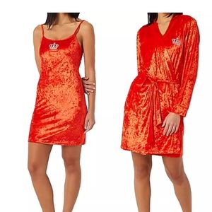 Juicy Couture Fiery Red Chemise And Robe L/XL New With Tags